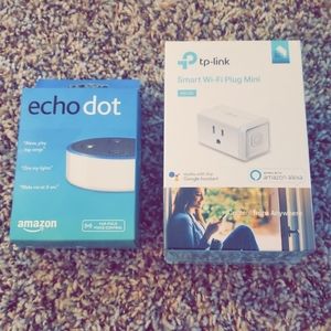 Echo dot Alexa with smart link plug